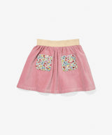Carter Skirt, Burgundy Coneflower Floral