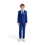 Royal Blue Four-Piece Tailored Suit Set