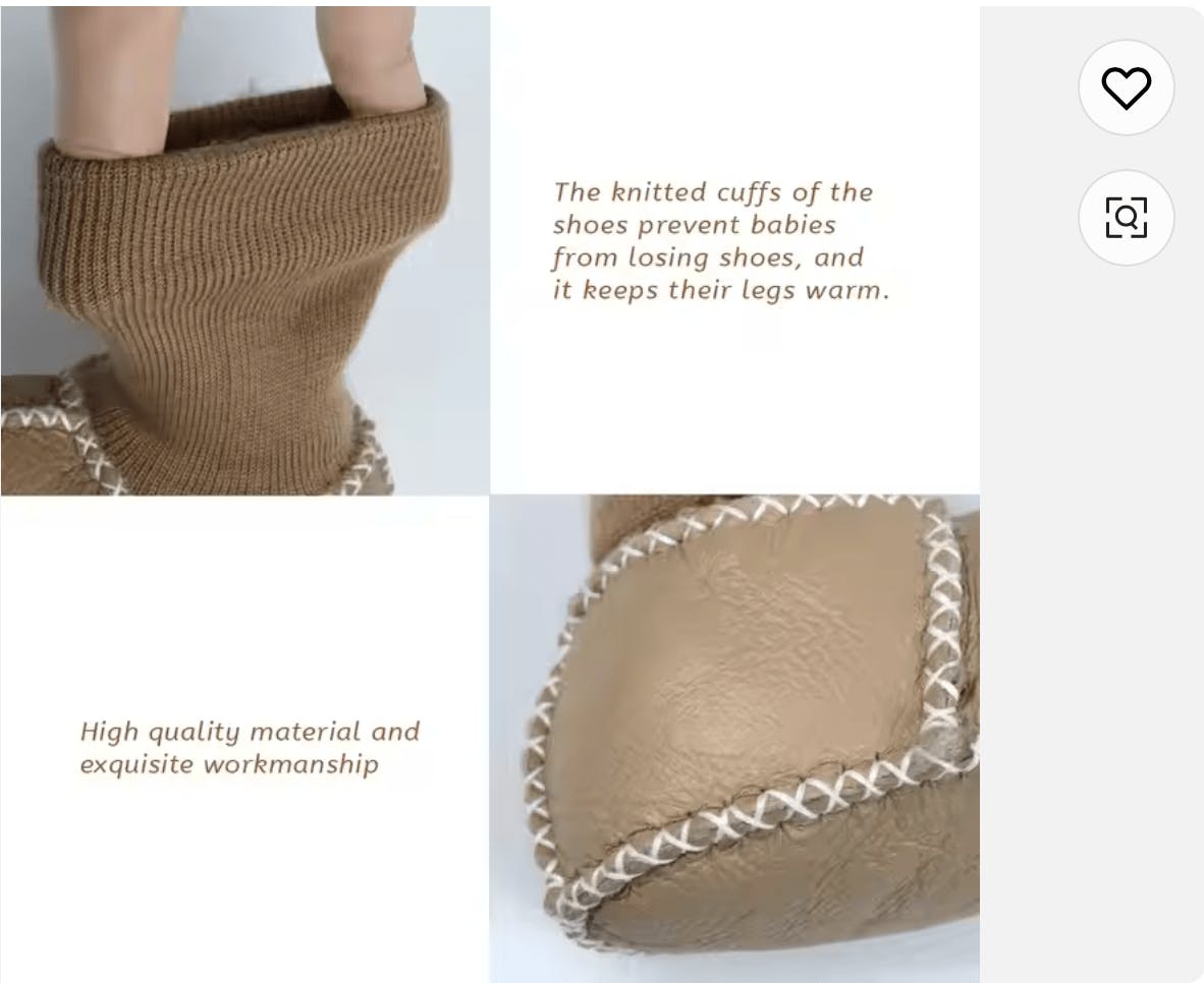 cozy booties| tan