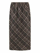 Stretch Knit Midi Skirt