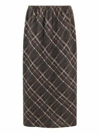 Stretch Knit Midi Skirt