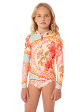 Maaji Floral Groove Cherish Girls Rashguard Set