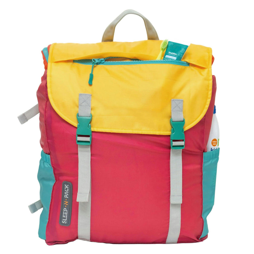 Sleep-N-Pack™ – Big Kid Size | Color Block Sunset Ombre