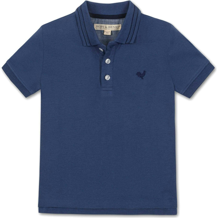 Organic Short Sleeve Knit Pique Polo Shirt