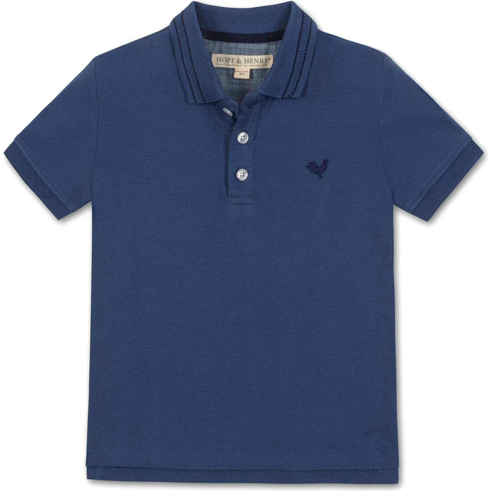 Organic Short Sleeve Knit Pique Polo Shirt