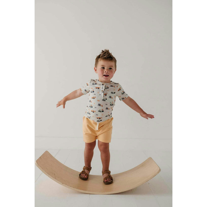 Boy's Short Sleeve Henley Shirt