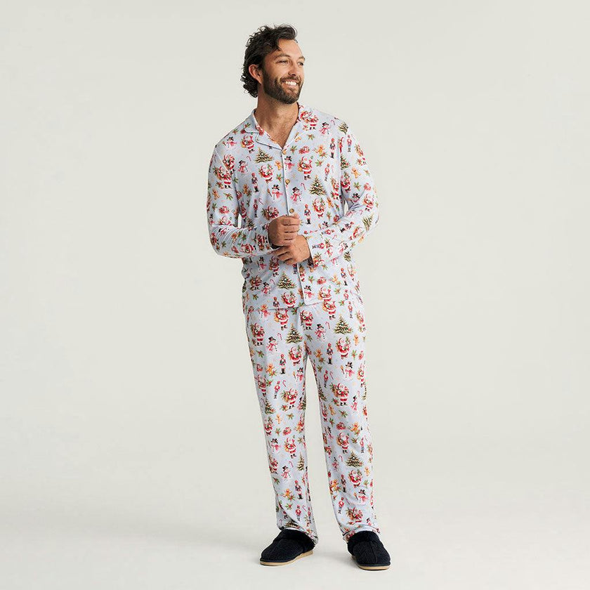 Saint Nicolas Men's Luxe Pajama Pant Set