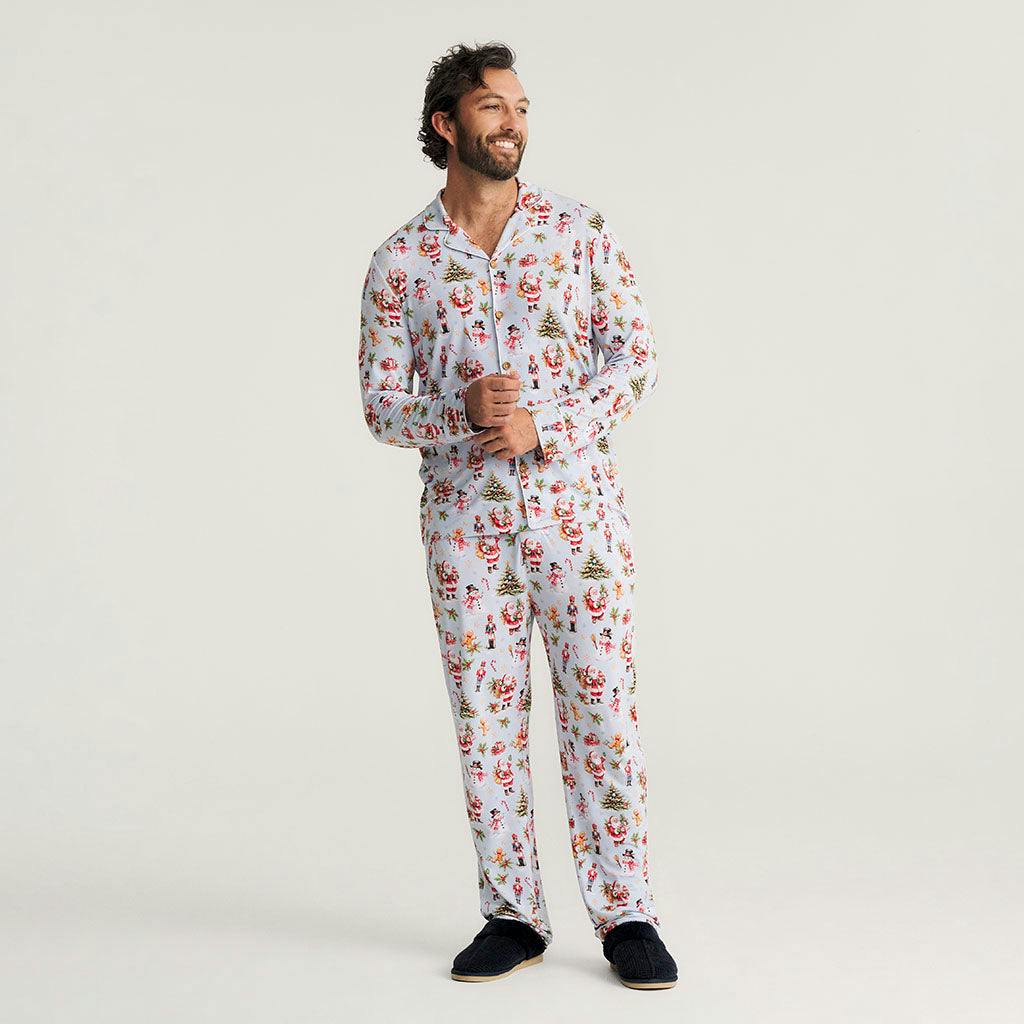 Saint Nicolas Men's Luxe Pajama Pant Set