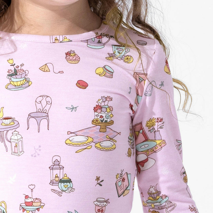 Tea Party Bamboo Kids Pajamas
