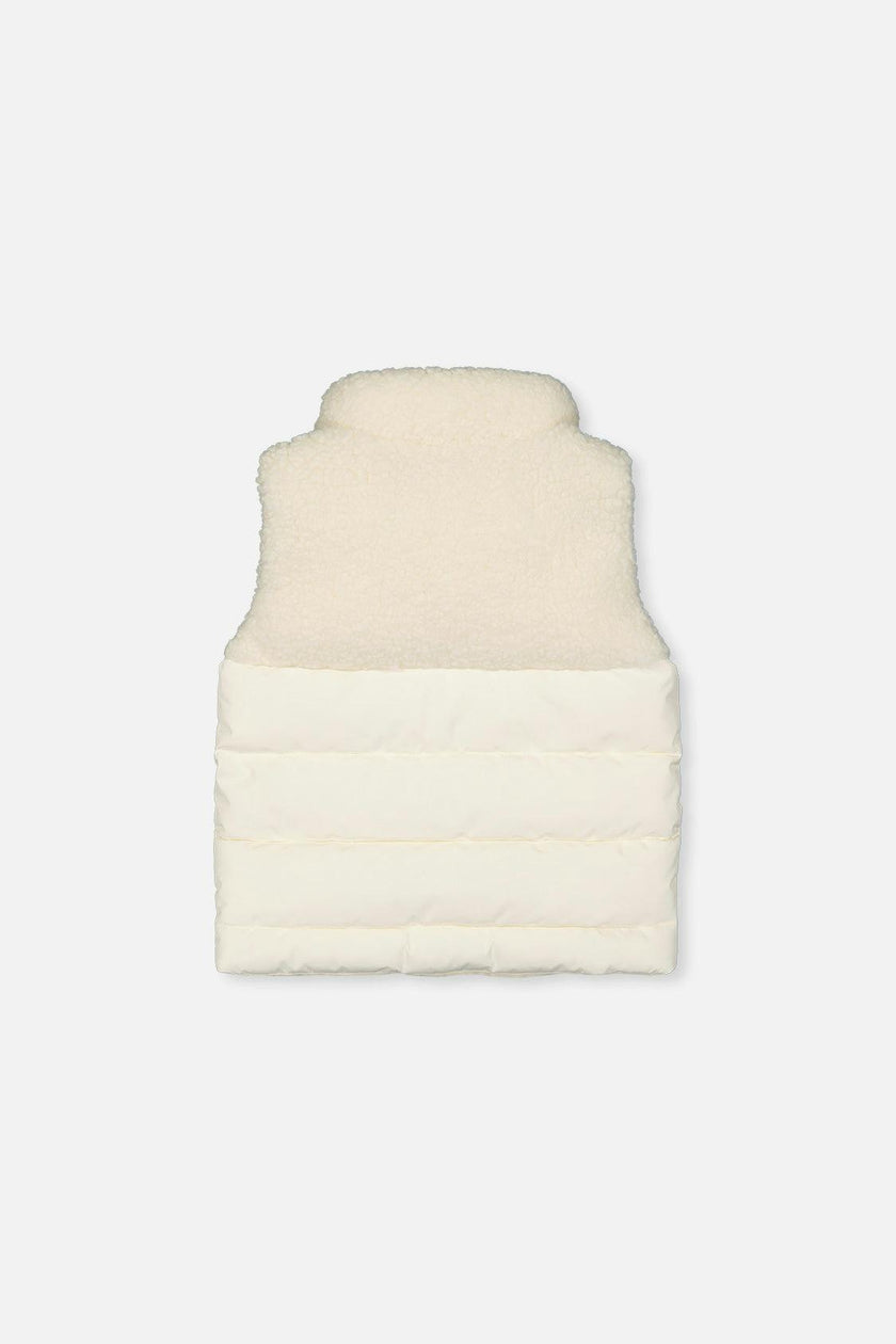 Sleeveless Mid-Season Vest Off-White