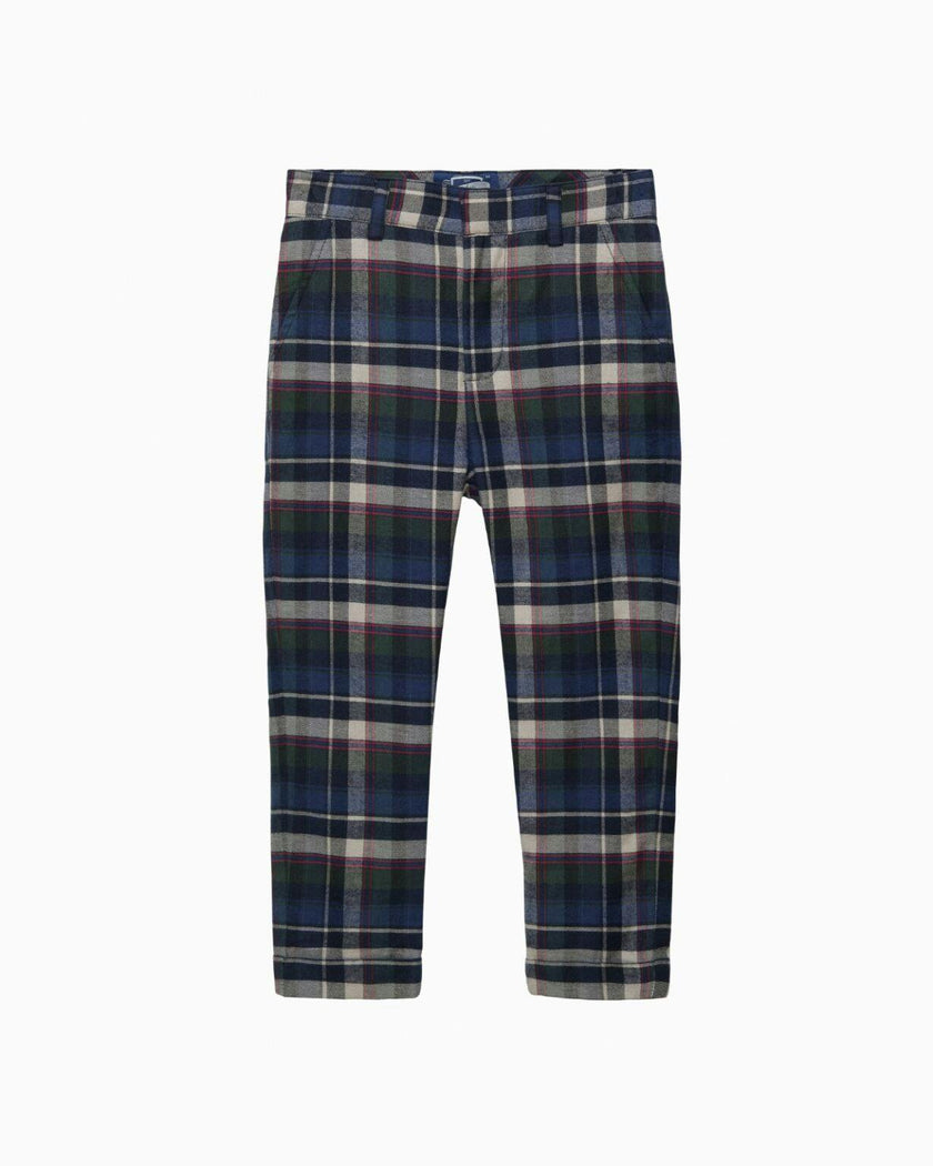Donald Pants in Multi Plaid