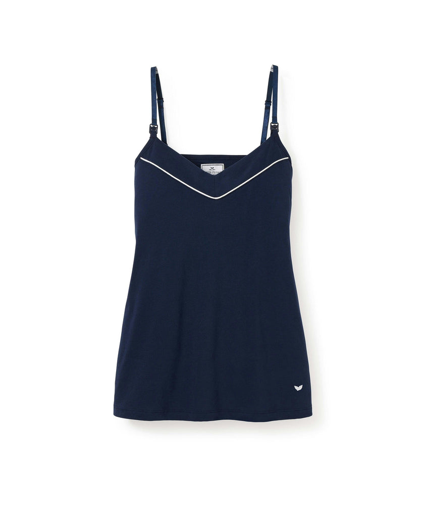 Women's Pima Maternity Camisole in Navy