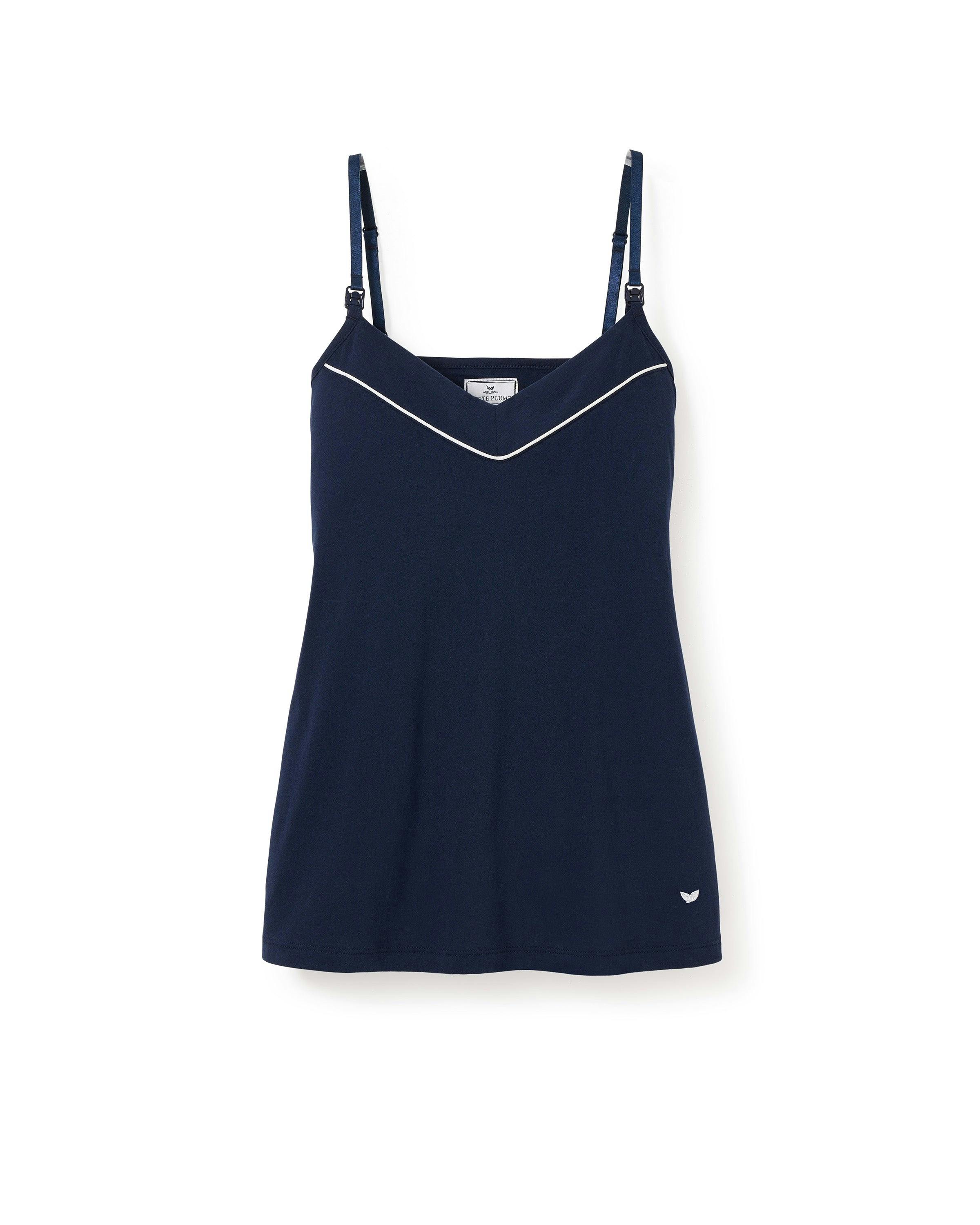 Women's Pima Maternity Camisole in Navy