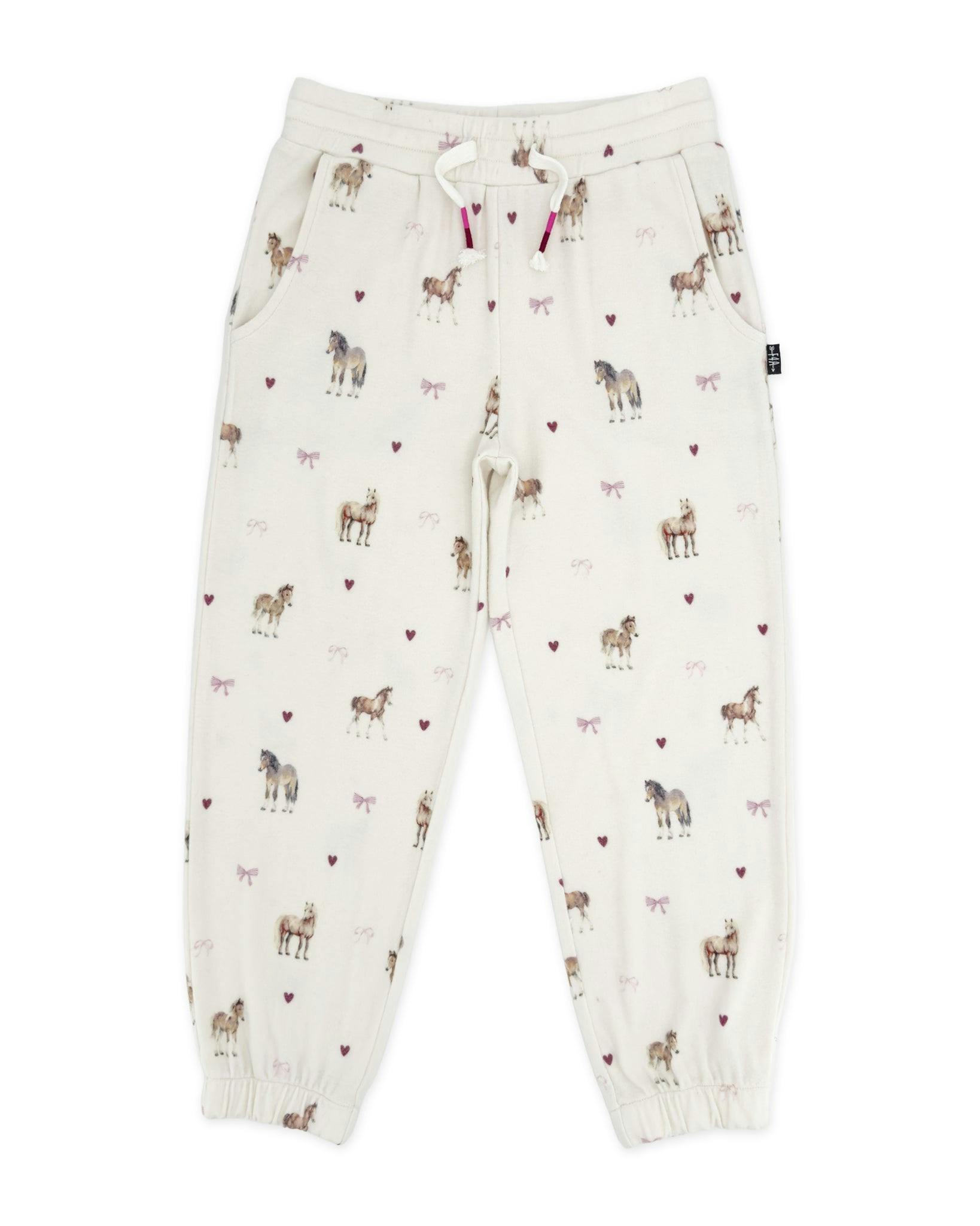 Prism Horse Hacci Jogger - Ivory