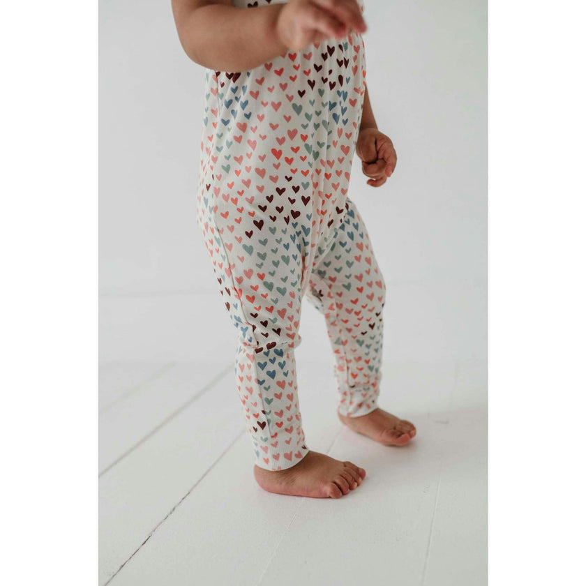 Baby Girl Short Sleeve Pant Romper