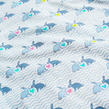 Bunny Love Zip Baby Onesie