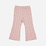 Ribbon Bootcut Flare Pants - Pink
