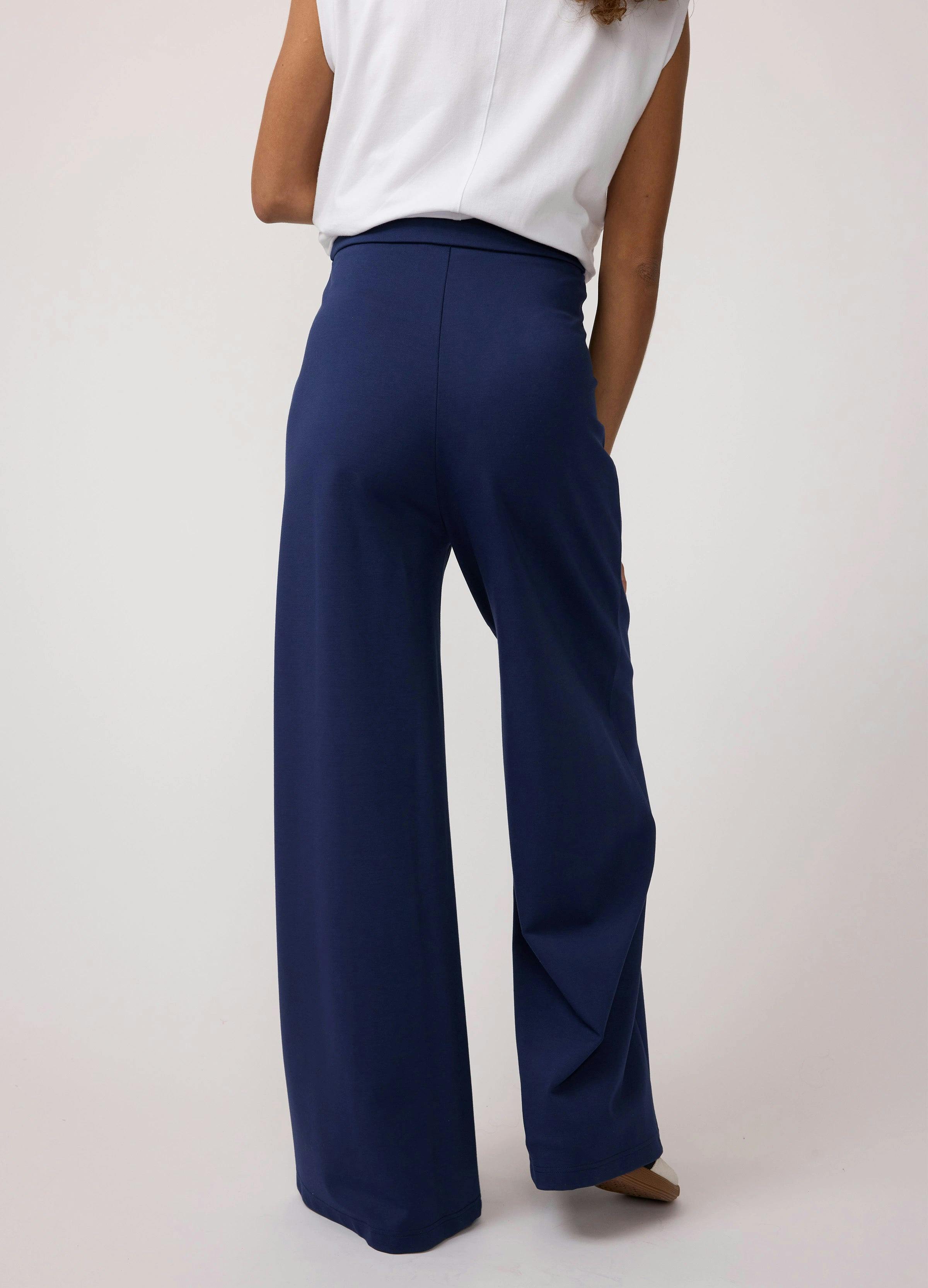 Flare Ponte Knit Maternity Pants