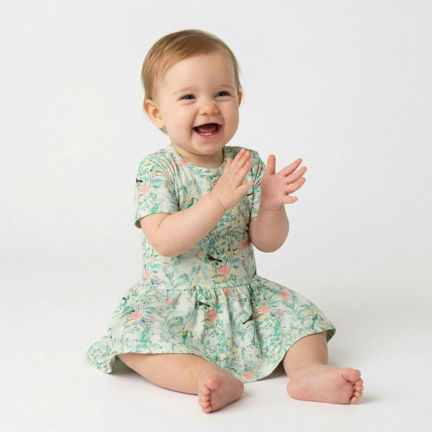 Bamboo Twirl Dress with Bodysuit