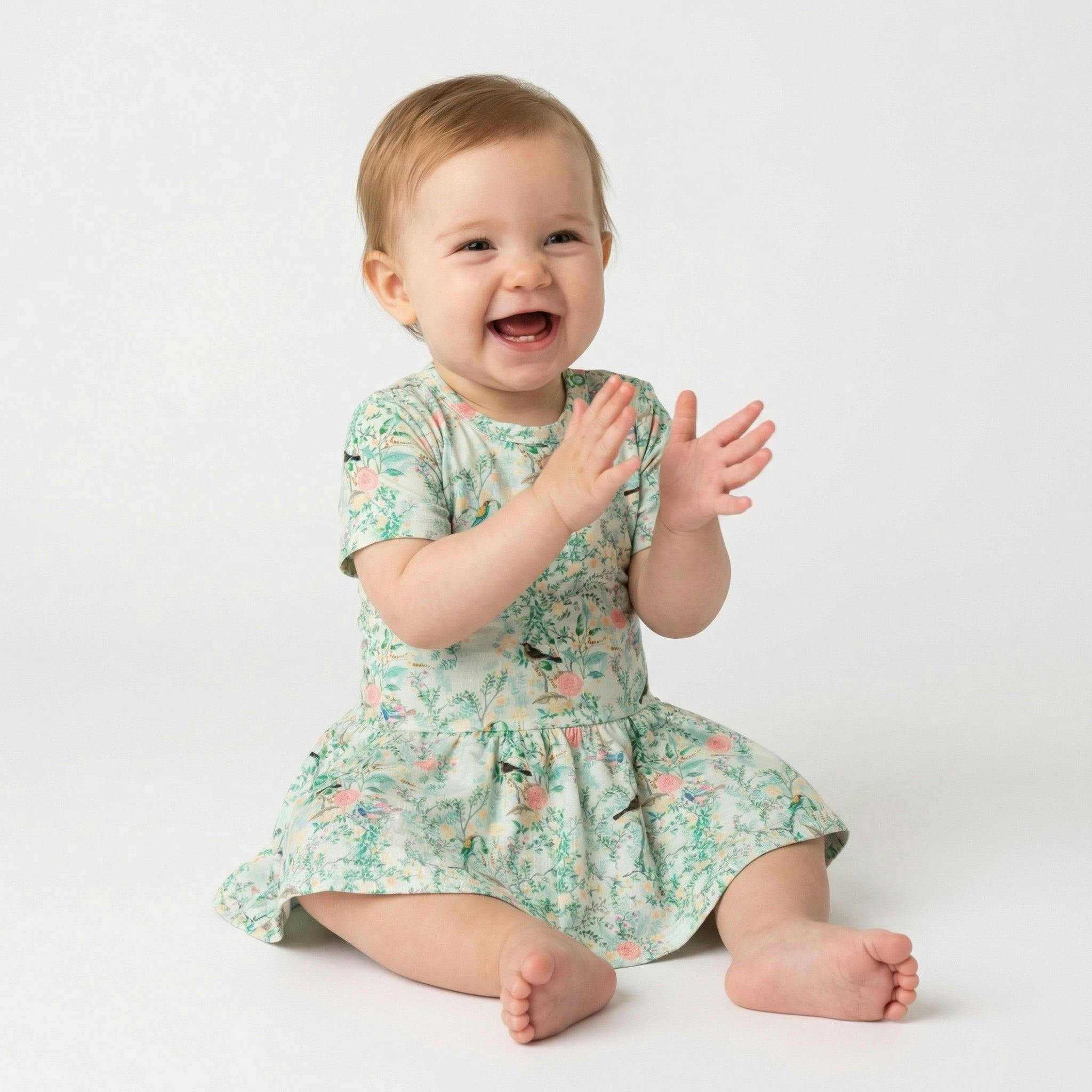 Bamboo Twirl Dress with Bodysuit