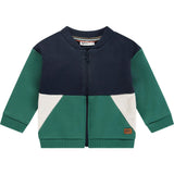 Colorblock Zip Up Sweatshirt