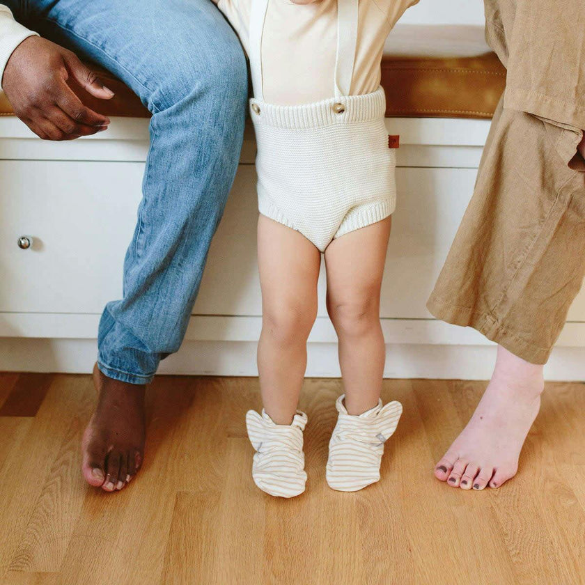 STAY ON BOOTS | ROSE — Bamboo Organic Cotton Blend, 0–12M