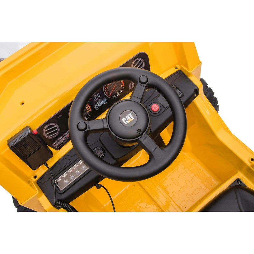 12V CAT Electric Dump Truck 1 Seater Ride-On