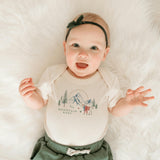 graphic bodysuit | mountain baby