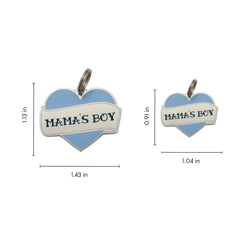Mama's Boy Pet ID Tag