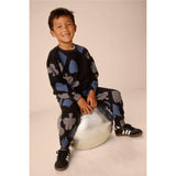 Printed Kanga Popover, Blue