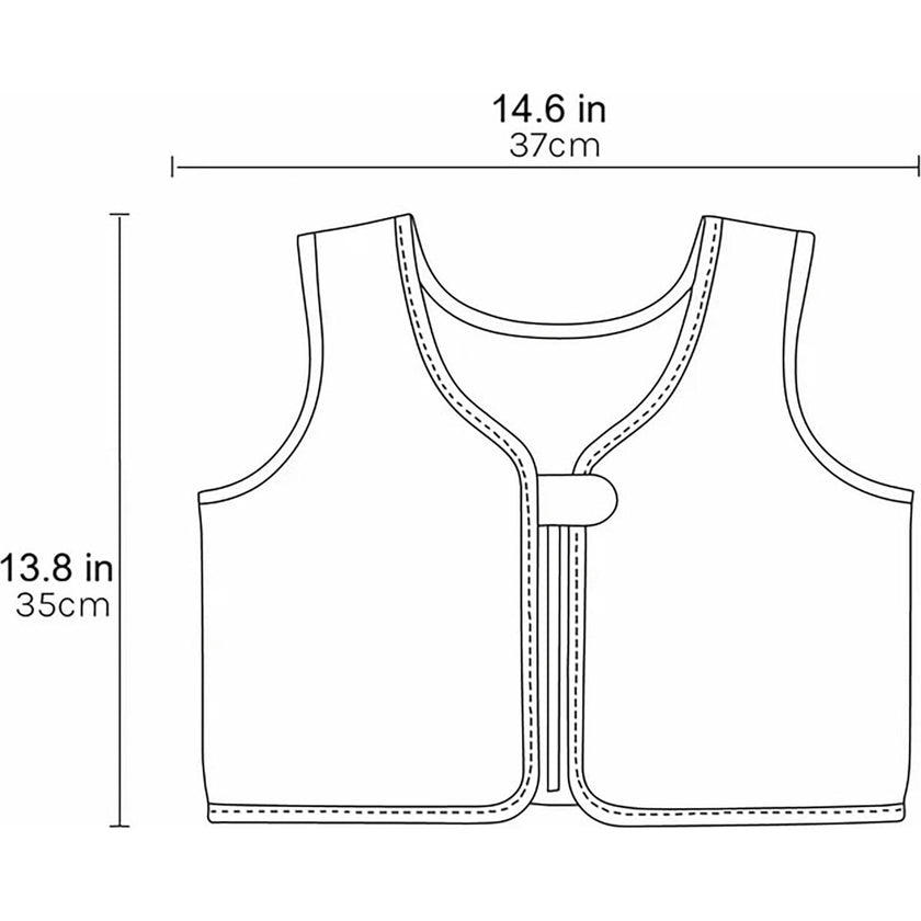 Kids Swim Vest: -6Y - Strawberry Sunshine