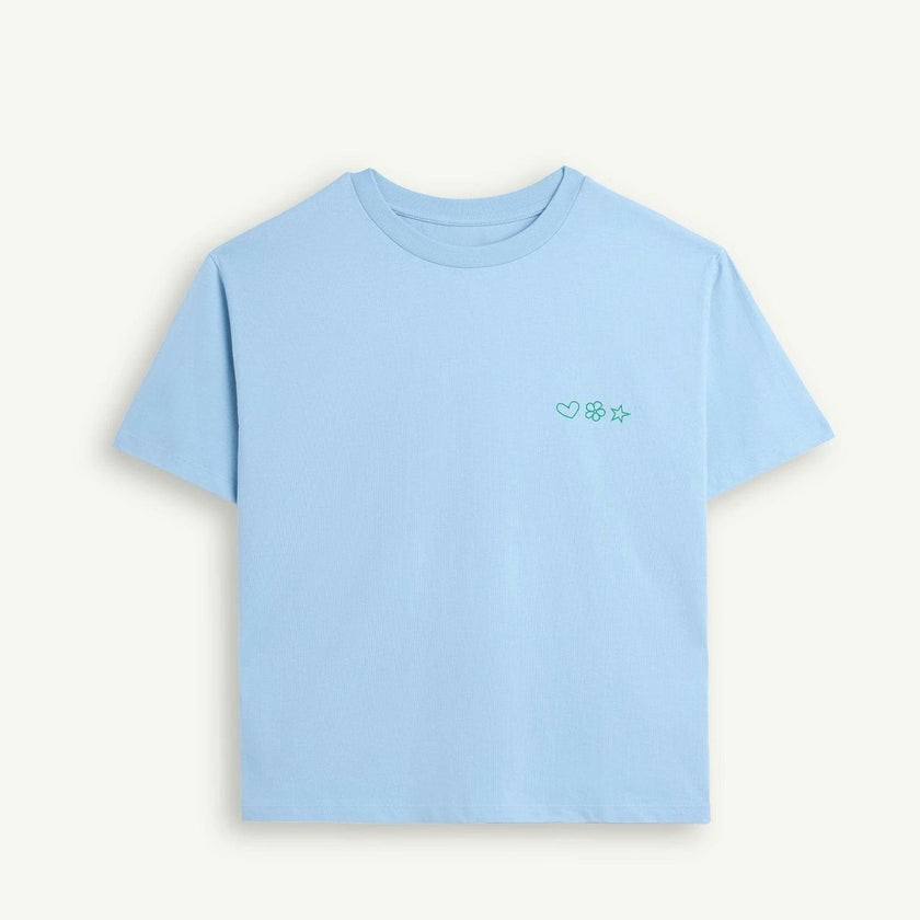 women's t-shirt – go outside look inside