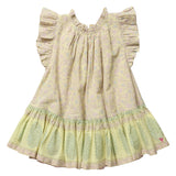 Girls Harper Dress - Citrus Garden Boarder