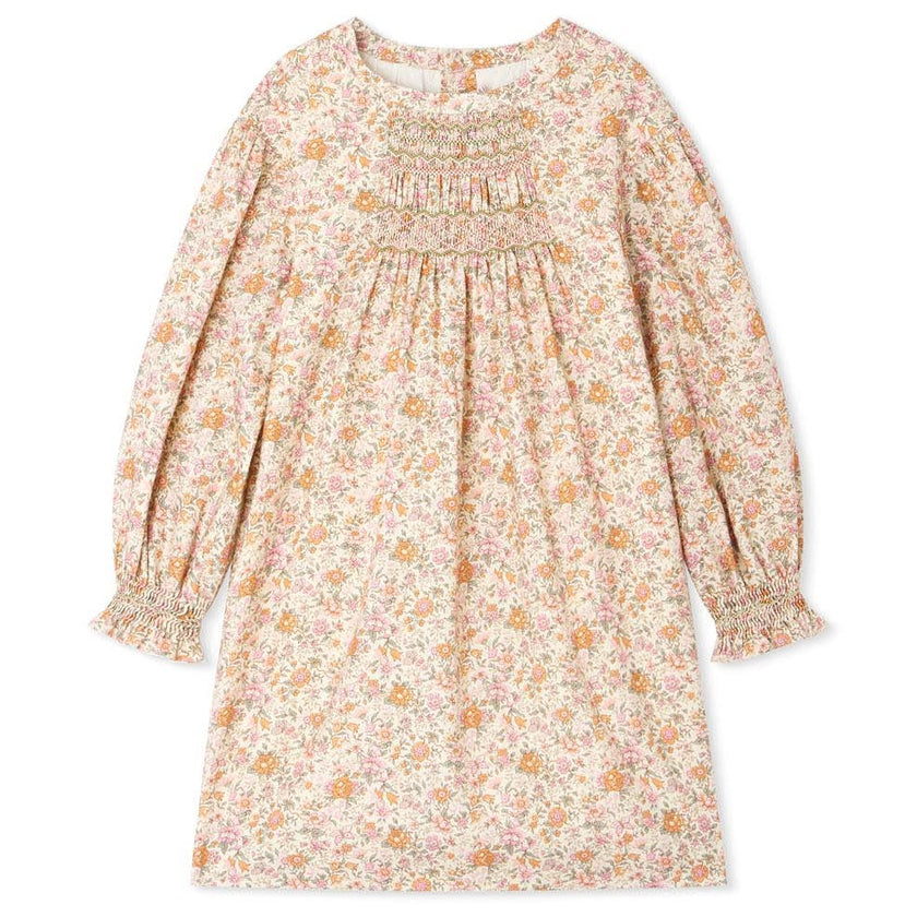 BONPOINT Divine Smocked Liberty Garden Dress