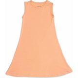 Peach Fuzz Bamboo Girls' Sleeveless Dress