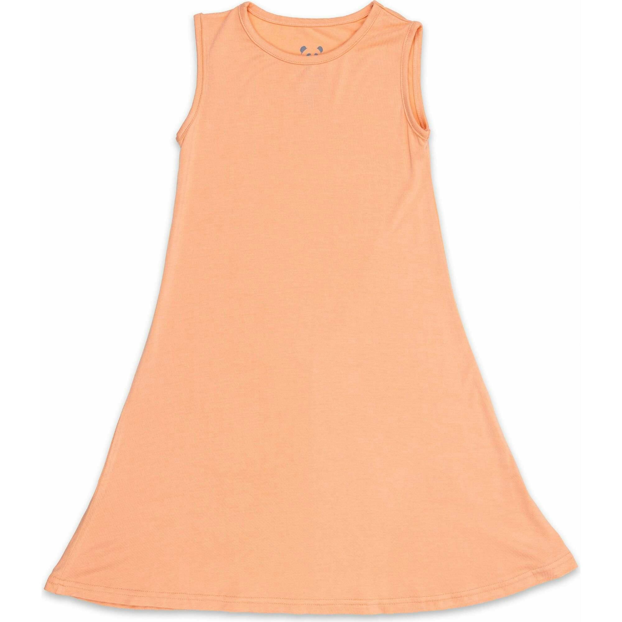 Peach Fuzz Bamboo Girls' Sleeveless Dress