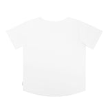unisex white short sleeve henley