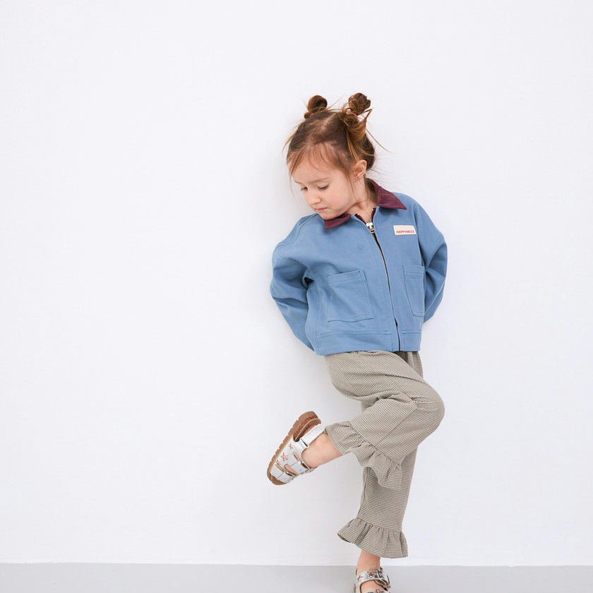 children's denim jacket - stone blue