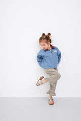 children's denim jacket - stone blue
