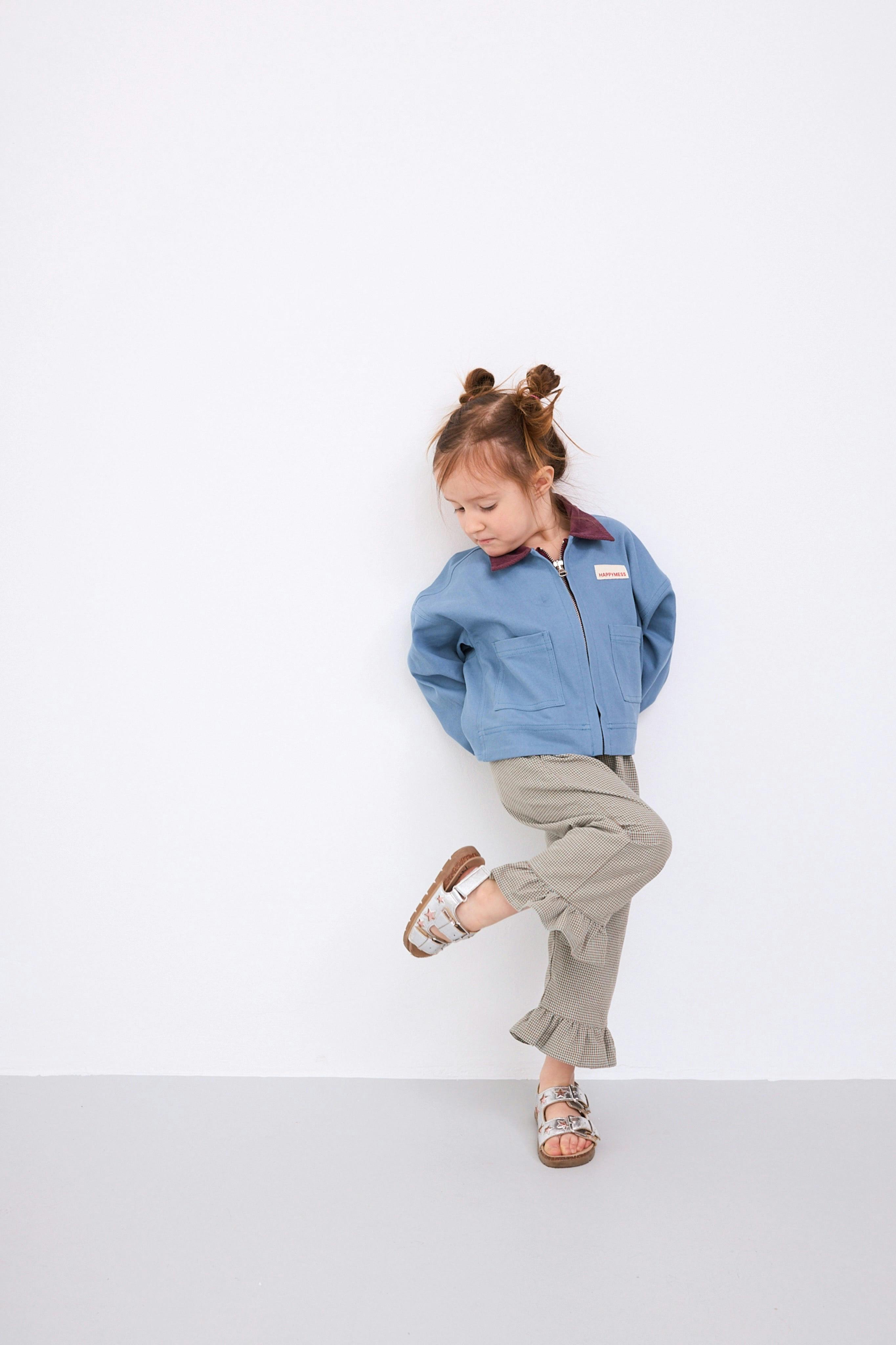 children's denim jacket - stone blue