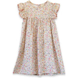 Girls Hannah Dress with Flutter Sleeves | Peach Meadow