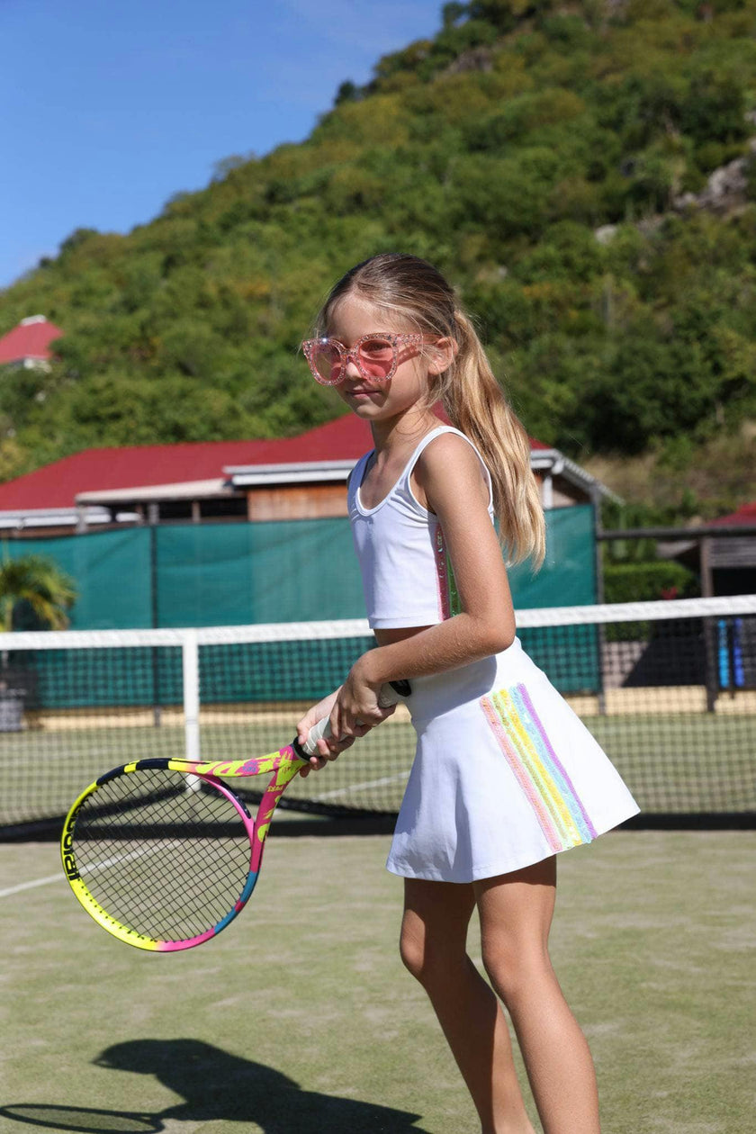 Rainbow Sherbet Sequin Tennis Set