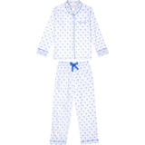 Women's Pink Palm Tree Long PJ Set