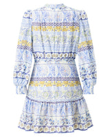Yoselin Embroidered Mini Dress