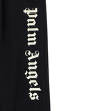 Black Overlogo Sweatpants