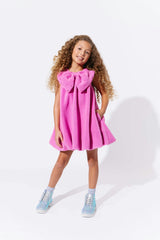 Big Bow Teddy Fleece Dress
