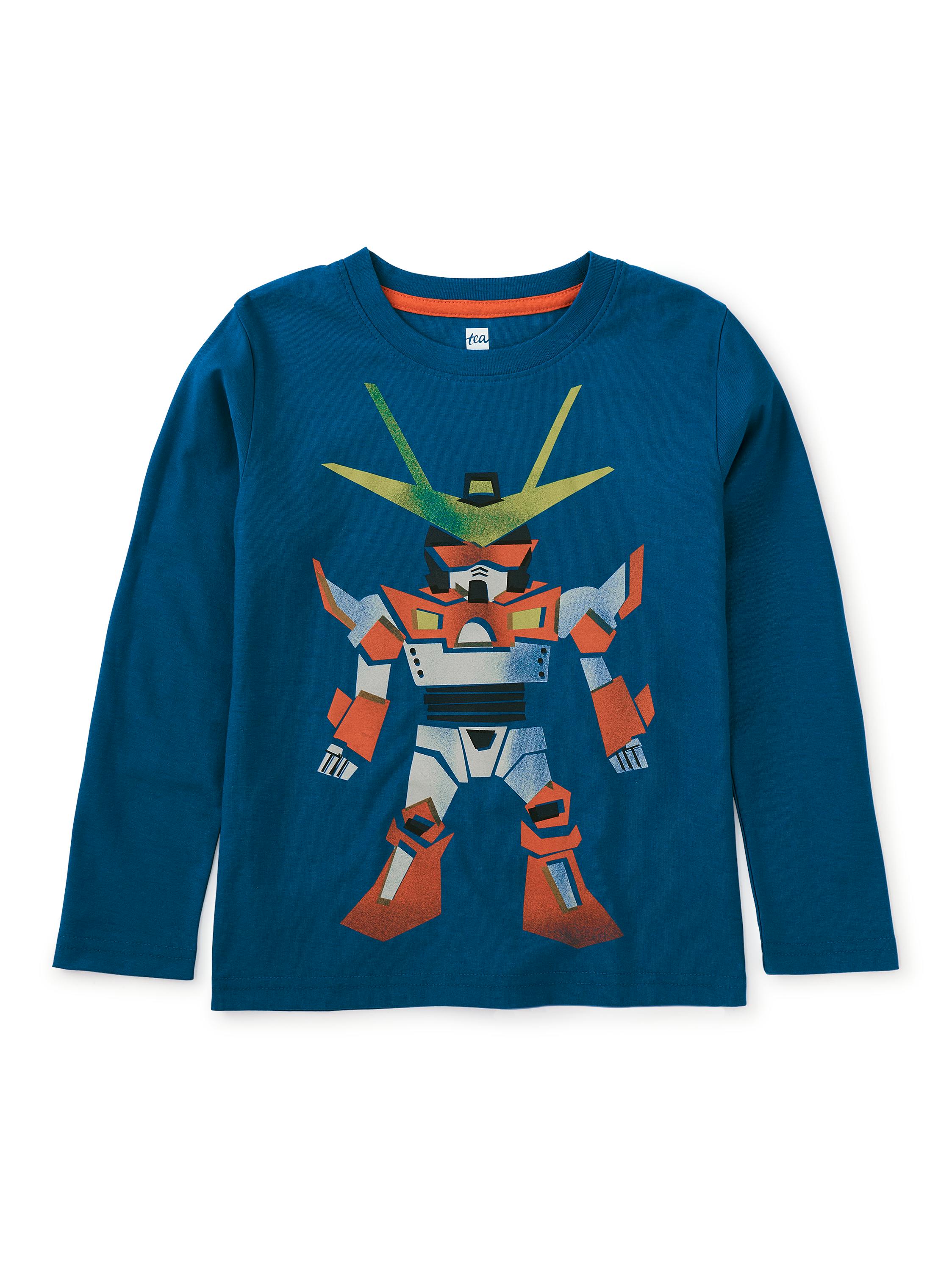 Go Go Robot Graphic Tee, Aruba