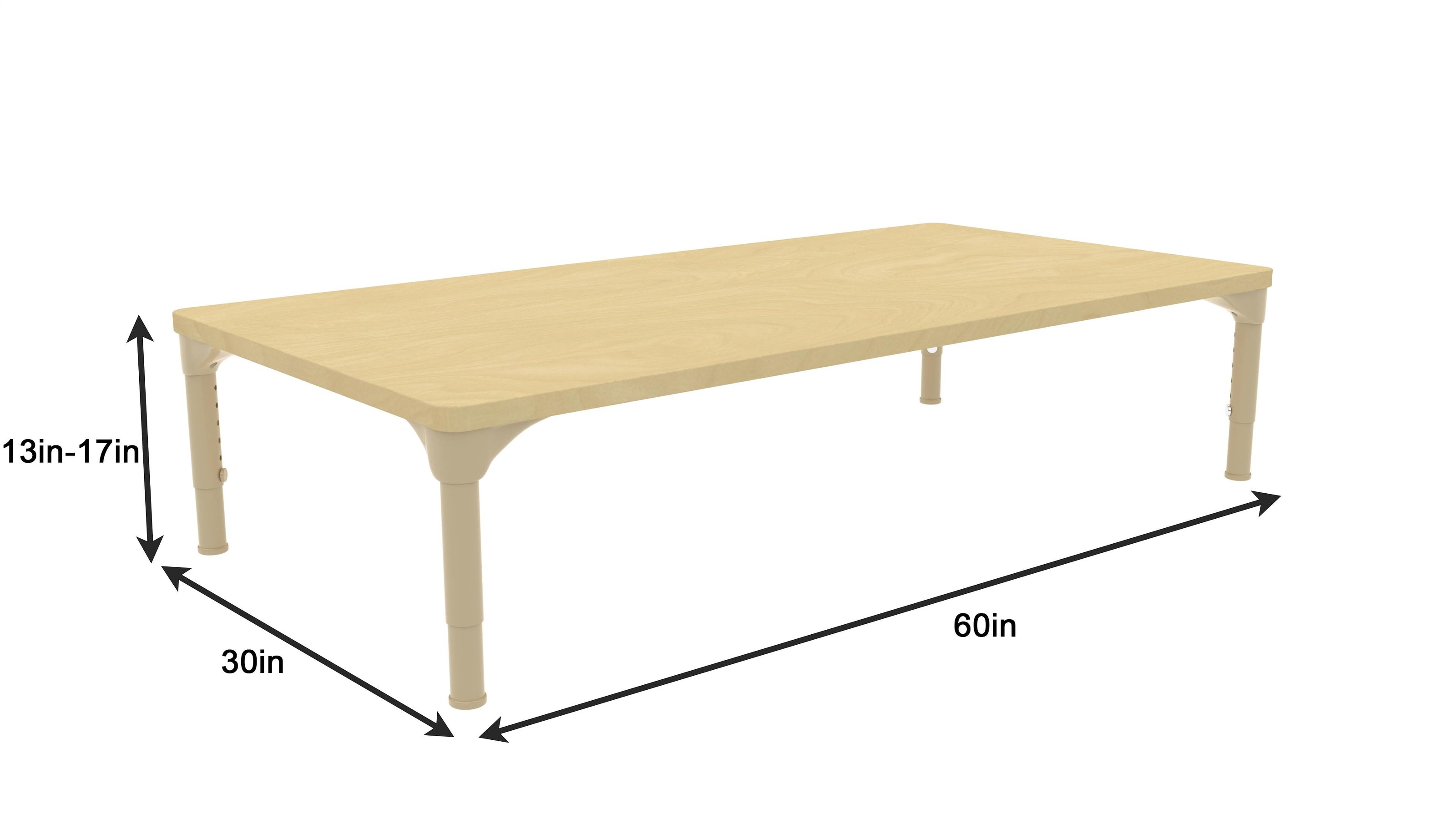Rectangular Adjustable Kids Table – 13