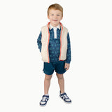 Sherpa Vest w/Red Trim