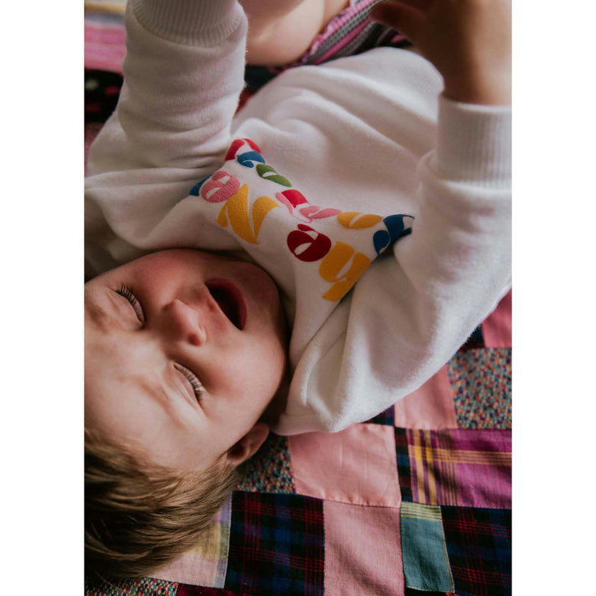 Wisteria Baby Sweatshirt Pure Cloud